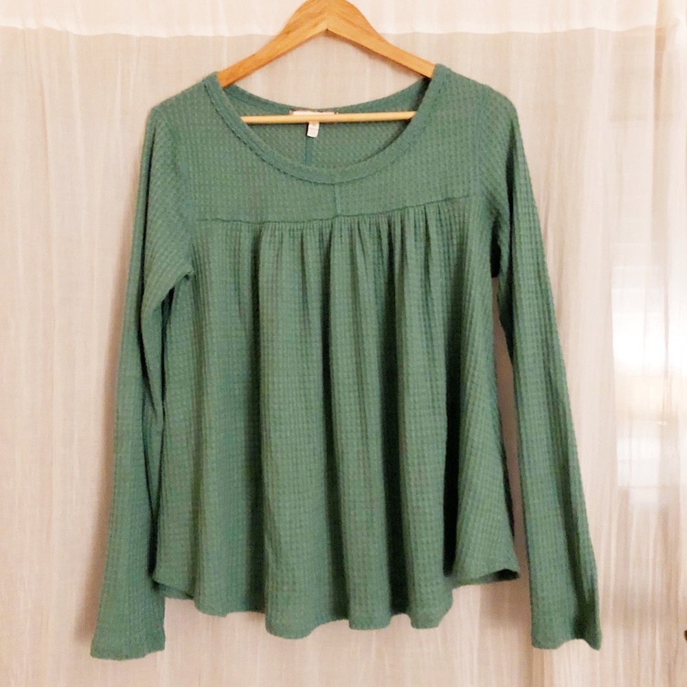 Anthropologie knitted long sleeve shirt